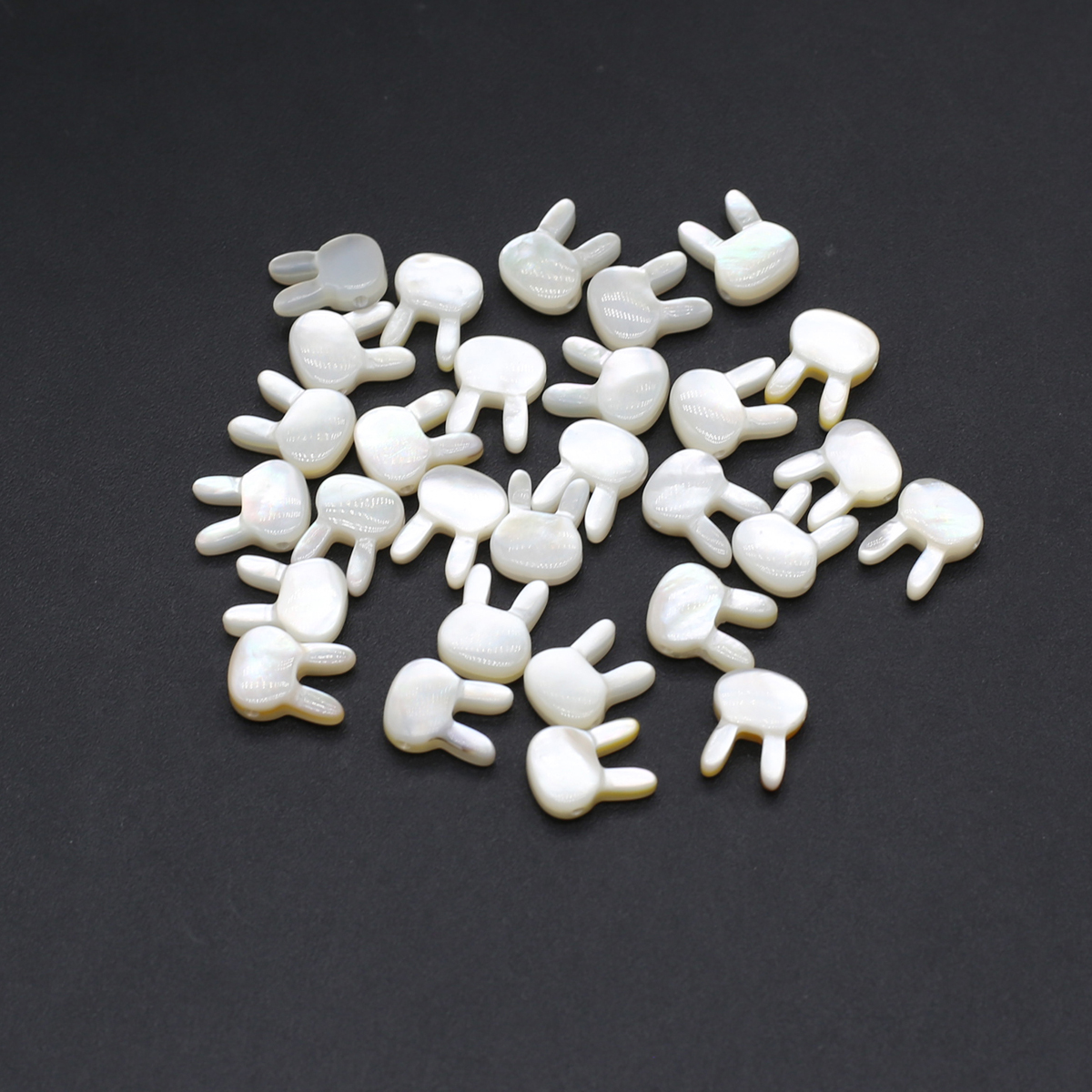 5 Stuks Natuurlijke Zee Schelp Kralen Konijn Hoofd Vorm Charmes Parelmoer Schelp Losse Kralen Voor Sieraden Maken Diy Oorbel Armbanden