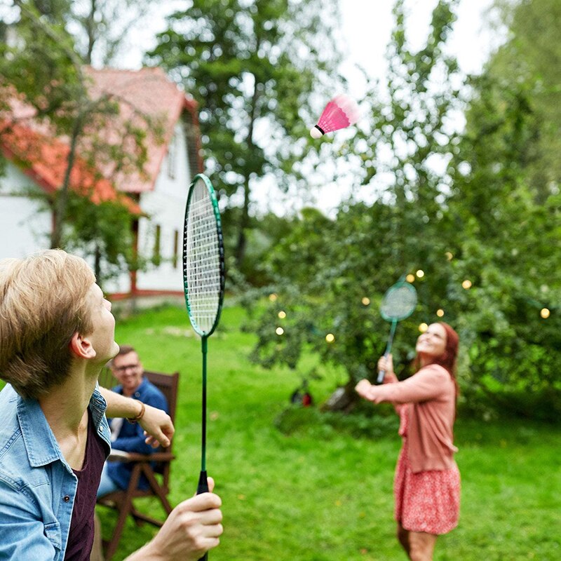 YXTC Nylon Badminton dauerhaft Federbälle Badminton Vögelchen Bälle für freundlicher Erwachsene drinnen draussen Sport Aktivitäzehn Anfänger
