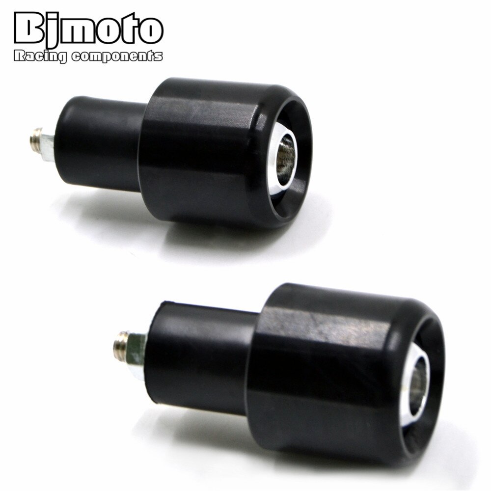 Bjmoto motorcykel anti vibrationsbalans handtag ändplugg greppändar lock för 22mm styr med 18mm inre hål
