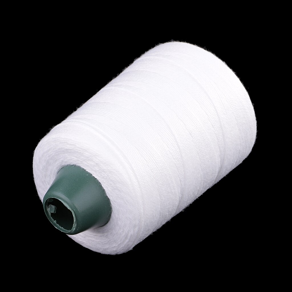600 Yard 10S / 3 White Overlocking Sewing Machine Polyester Thread