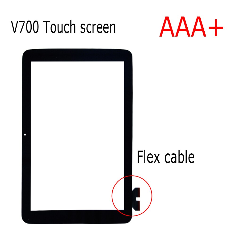 10.1 "til lg g pad lg  v700 vk700 v700 touch screen digitizer glas udskiftning   vk700 touch screen panel med værktøj