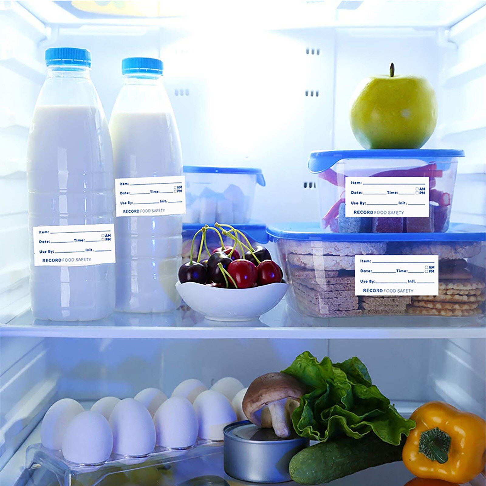 Food Labels Give You An Idea Of What's In Your Fridge And Its Expiration Date etiquette Этикетки для пищевых продуктов