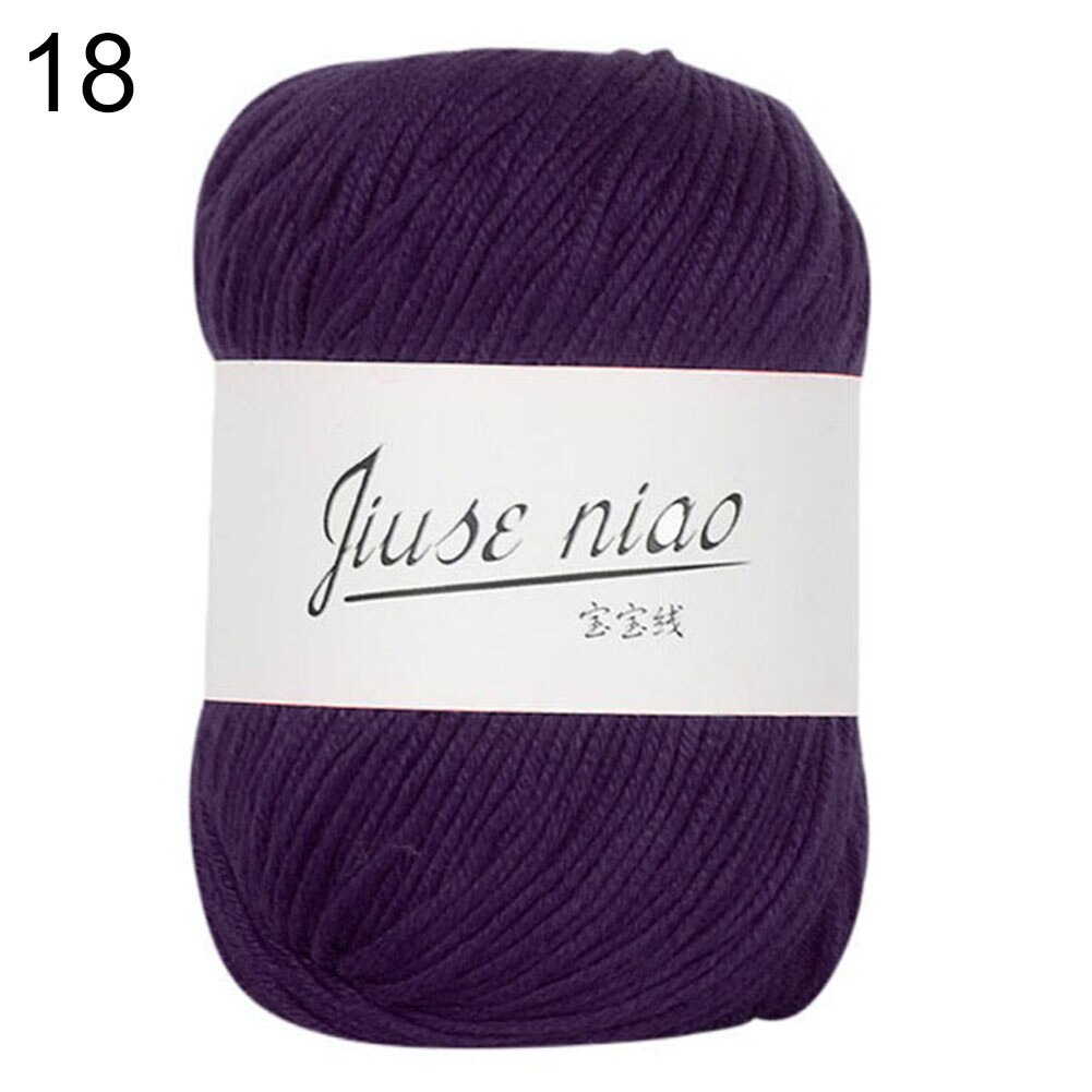 50g Baby Woolen Yarn Knitting Crochet Blanket Sweater Scarf Soft Woven Material: 18
