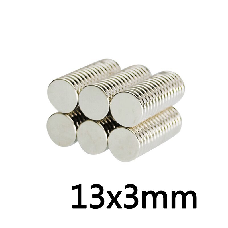 2/5/10Pcs 13X3 Mm Super Krachtige Sterke Magnetische Magneten Permanente N35 Neodymium Magneten 13mm X 3 Mm Kleine Ronde Magneet 13*3 Mm