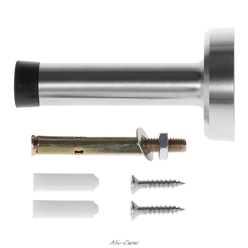 Deur Stop Stopper Bumper Wandmontage Protector Geluid Demping Rvs A816