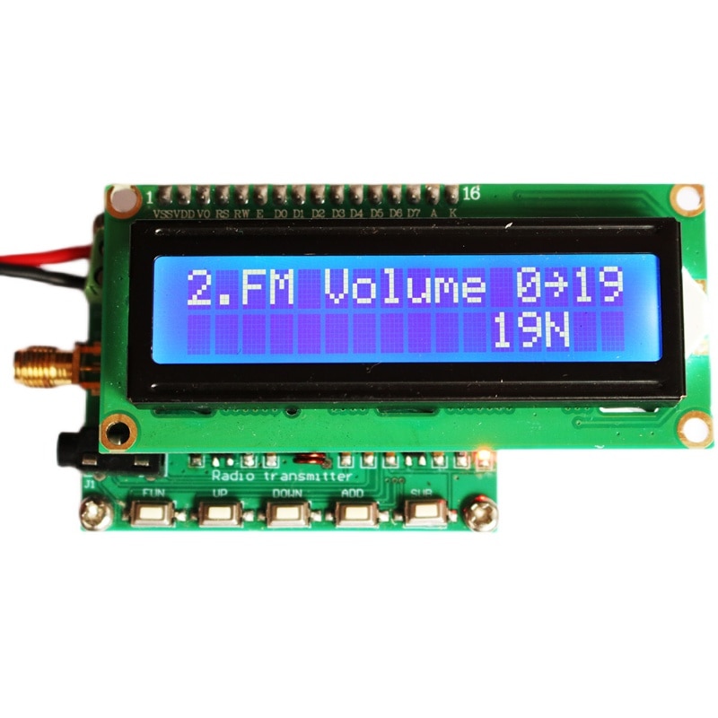 FM102 Dds Fm Signaal Generator 78 ~ 108Mhz Fm-zender Draadloze