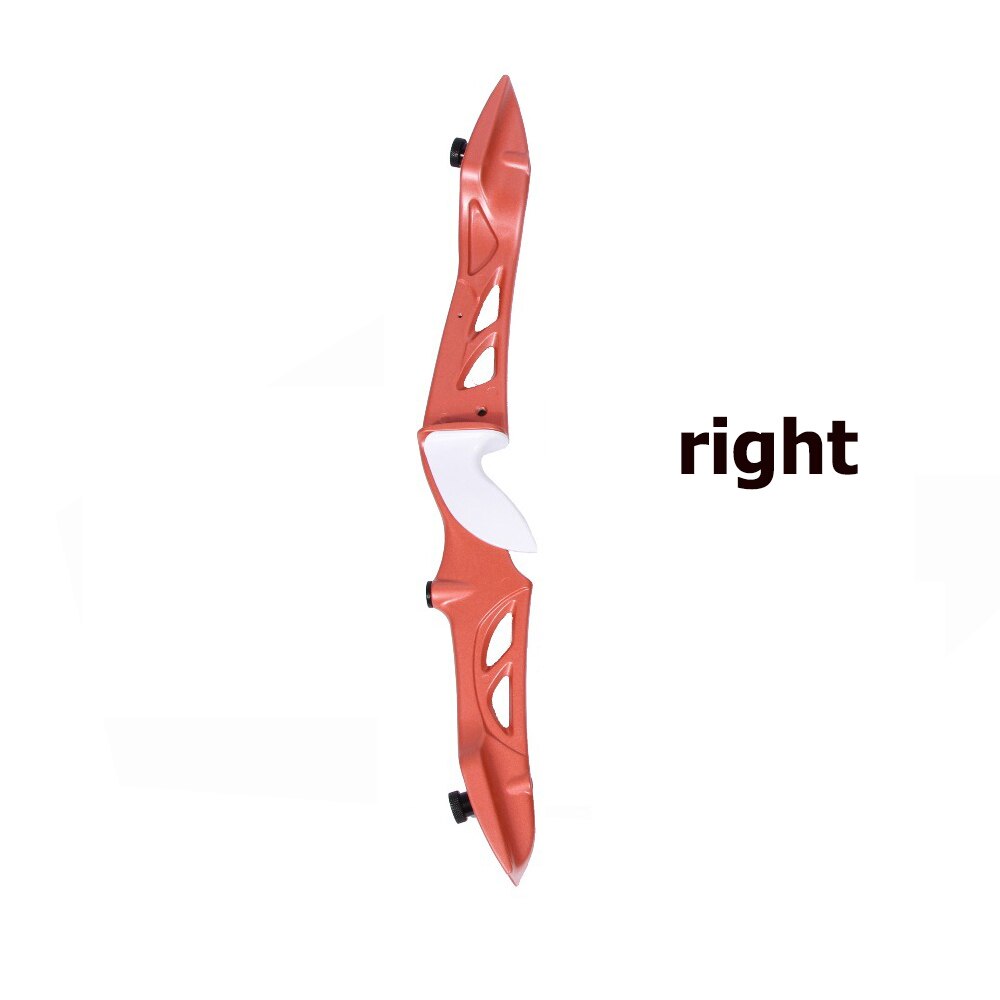 23 Inches Sanlida Beginner Recurve Bow Riser Magnesium Left/right Hand for Archery Practice Outdoor Sport: Right Red