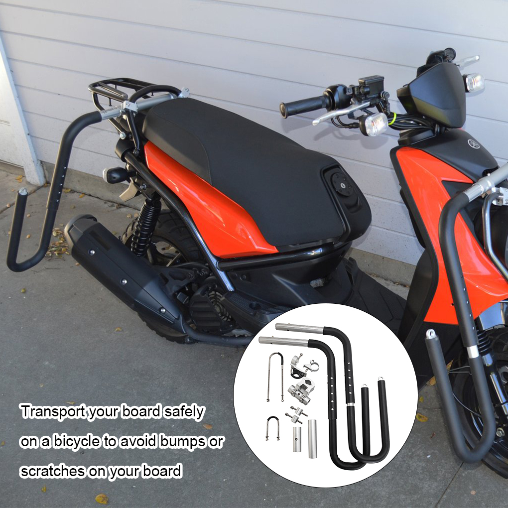 Bicycle surfboard rack, aluminum alloy, external mountain bike, road bike surfing carrier, removable wakeboard mount