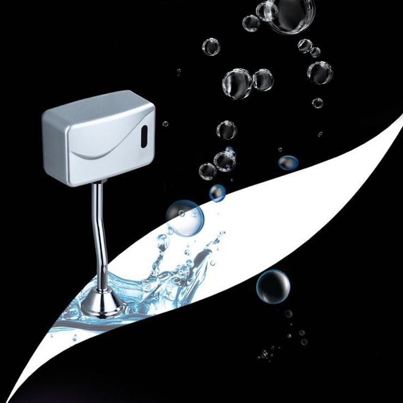 Toaleta wc automatyczne elektryczne pisuarowe czujniki spłukiwania podczerwieni bezdotykowe odsłonięte akcesoria robić montażu na ścianie DC 6V