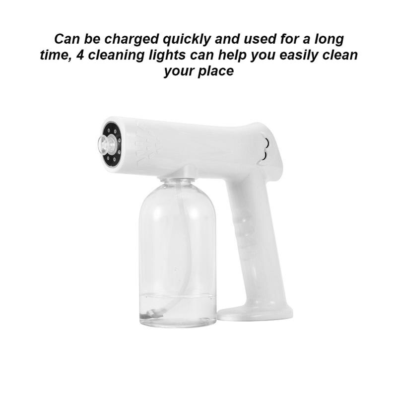 Cleaning Fogger 300ml Wireless Body Induction Atomizer Electric Rechargeable Sprayer Machine