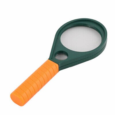 Household Double Lens Magnifying Loupe Magnifier 3X 4X 47mm Diameter