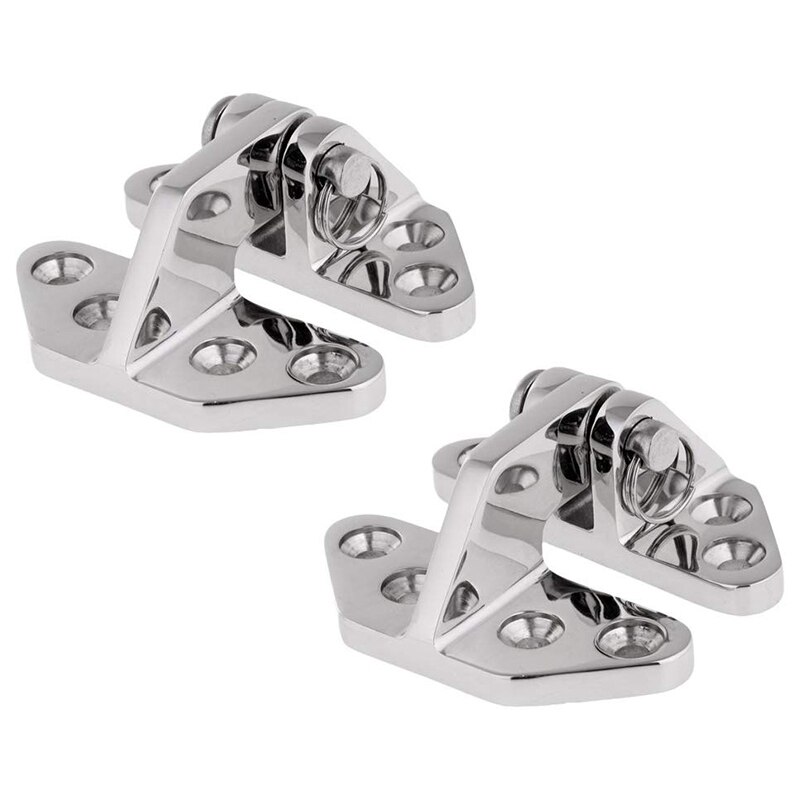 2 stk aftagelig pin marinebåd 316 rustfrit stål hardware butterfly hængsel skibsbeslag