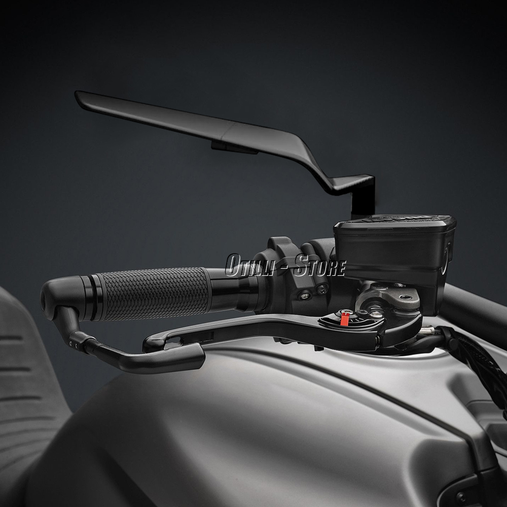 Specchi retrovisori moto HD Vision Specchio laterale per Ducati XDIAVEL X Diavel 1262 S / Dark 2021-2023 DIAVEL 1260 S 2019-2020