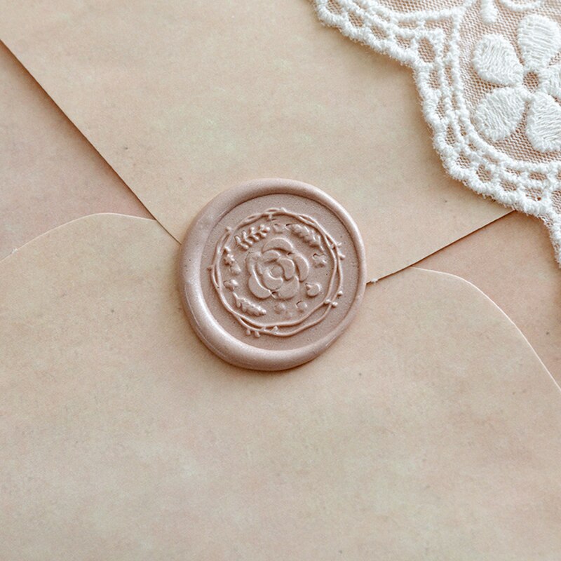 Messing hoved voksstempler retro plante dyr plombering voks stempel bryllup invitation træhåndtag stempler julekort vokssæl stempel