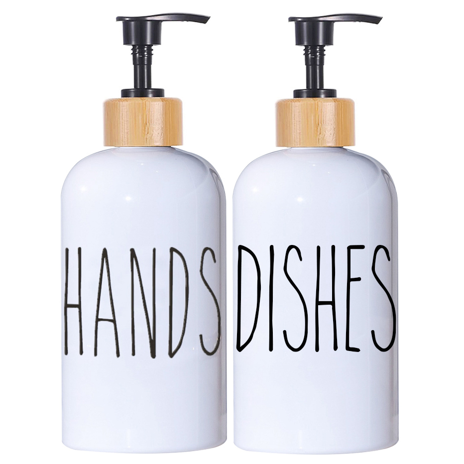 Ensemble distributeur de mains et de vaisselle noir brillant et blanc, caddie de comptoir d'évier de cuisine, organisateur de savon, bouteille avec brosse à récurer: Violet