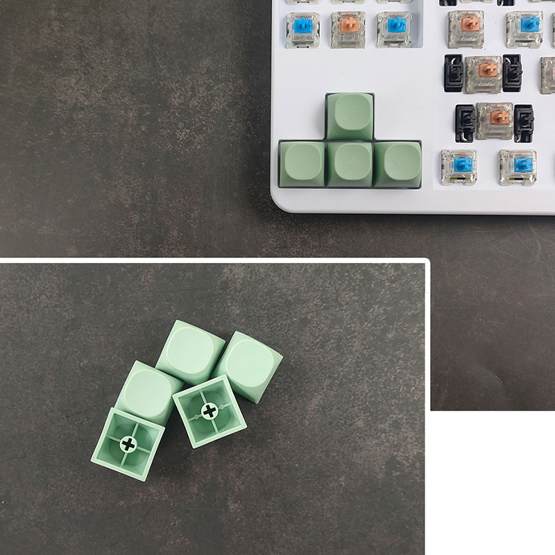 NPKC MA Profile PBT Keycaps 10PCS Blank 1u Keycap for Cherry MX Switch Keyboard Mechanical Key Caps DIY Custom Key Cap: Bronze