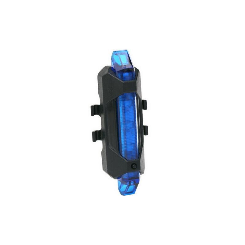 Bici bicicletta Luce Posteriore Fanale Posteriore Ciclismo Luce Della Bicicletta LED USB Ricaricabile Spia di Sicurezza Posteriore Della Luce Della Lampada Impermeabile MTB TXTB1: blue