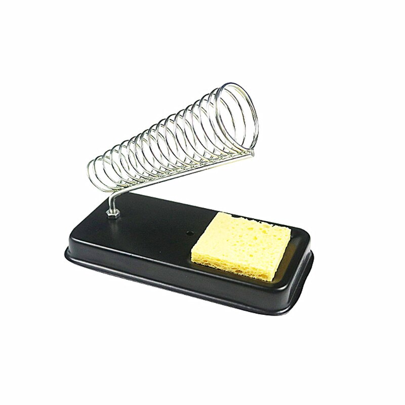 1pc Electric Soldering Iron Stand Holder Metal Support Station With Solder Sponge Soldering Iron Frame Small And Simple