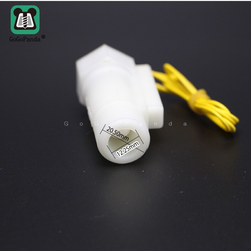 20mm 0.8" 110V 220V 4/5" Liquid Water Flow Sensor Switch Male Threaded Ports Plastic Shell ZFS-03P