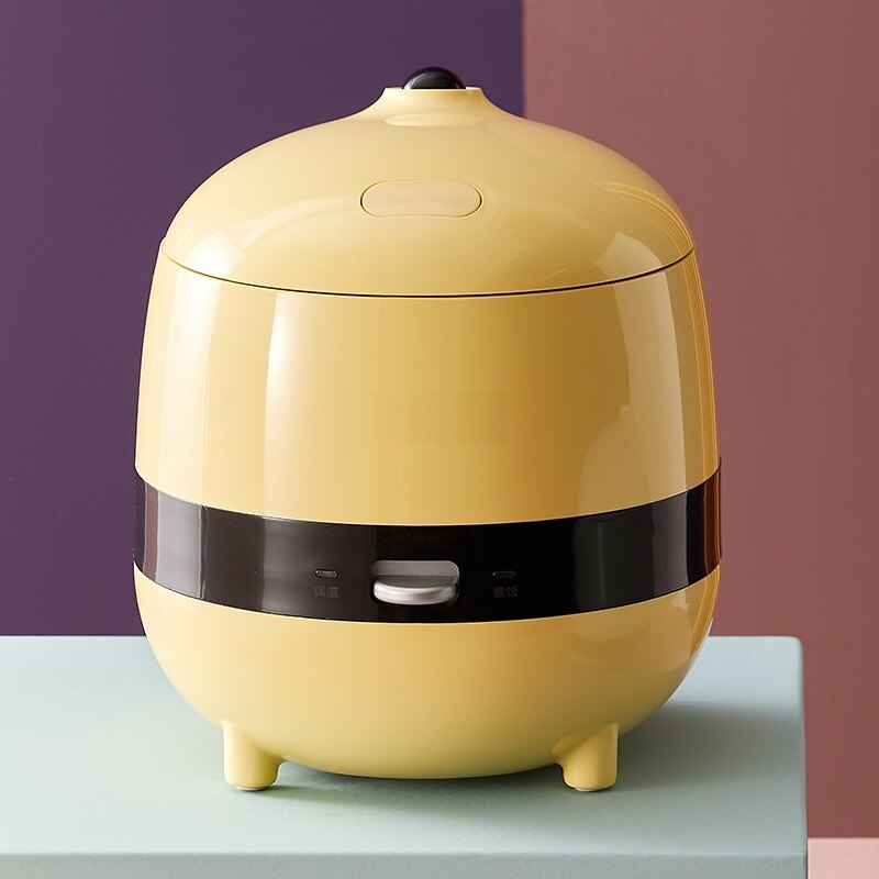 220V Non-Stick Mini Electric Rice Cooker 1.2L Household Multi Food Cooker Portable Noodles Cooking Pot Hotpot