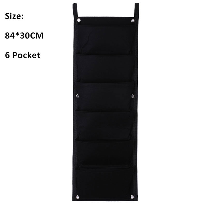 6/18/56/64 Pocket Felt Vertical Gardening Flower Pots Wall Planters bags Planter Hanging Pots Planter On Wall Garden Green Field