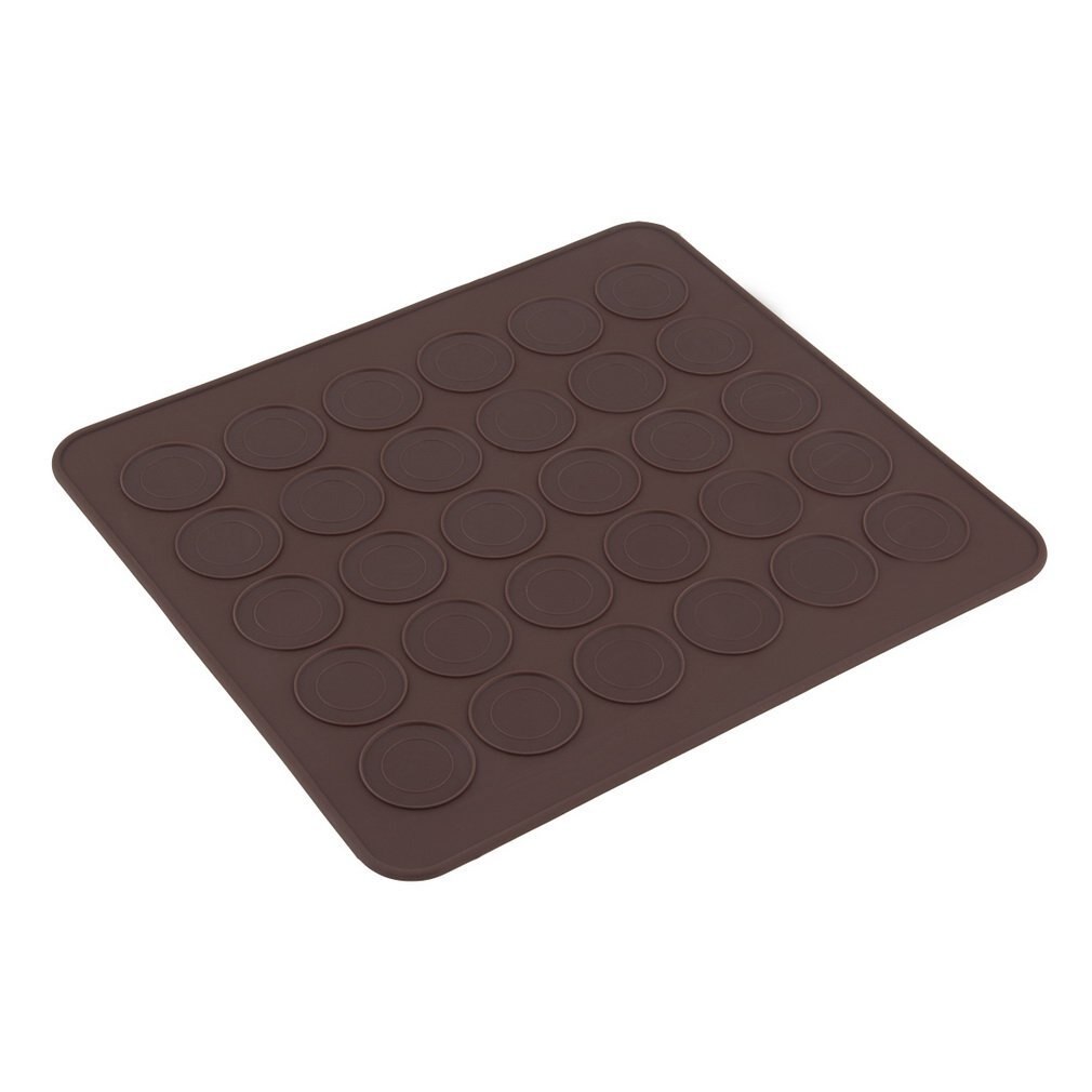 Large 30 Macarons/Muffins Silicone Baking Pastry Sheet Mat Cup Cake Mold Tray Baking Pastry Mould Sheet Mat