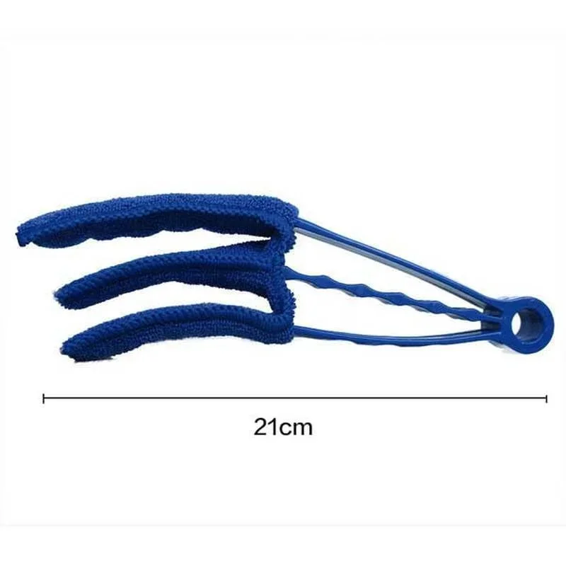 Brosse de nettoyage de lame aveugle vénitienne en Microfibre, pratique, pour climatiseur de fenêtre, plumeau de voiture, sortie de ventilation, brosse de nettoyage