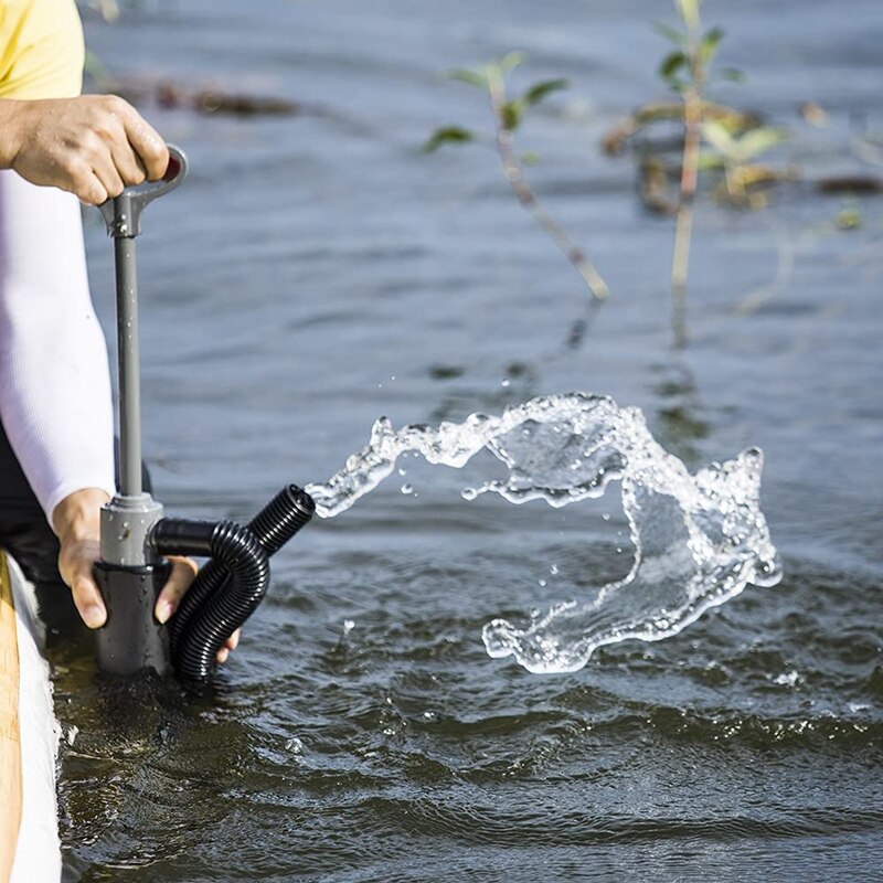 Kayak Bilge Pump Floating Hand Pump Portable Hand Water Pump Kit Bilge Pump for Kayak Canoes and Boats Accessories