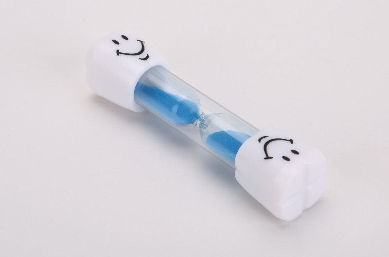 3 Minute Children Kids Hourglass Toothbrush Timer Smiling Face For Cooking Sandy Clock Brushing-Teeth Sandglass: Blue