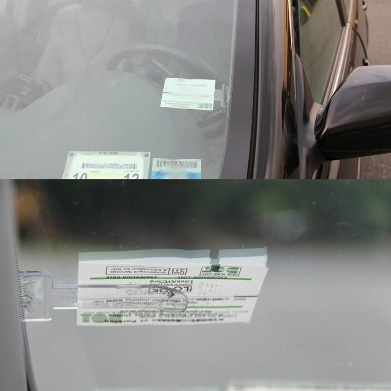 Parkeervergunning Voor Gehandicapten Houder Ticket Clip Auto Bevestiger Kaart Rekeninghouder Mount Auto Styling Voor Auto Voorruit Thuis Gebruik