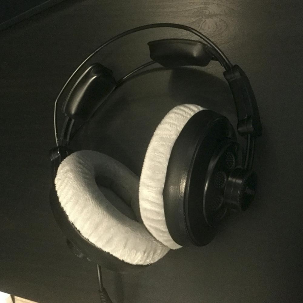 EarTlogis Samt Ersatz Teile für Superlux HD330 HD660 HD668B HD669 HD681 EVO HD681B HD662 HD662B Ohrpolster Stoßstange Stirnband