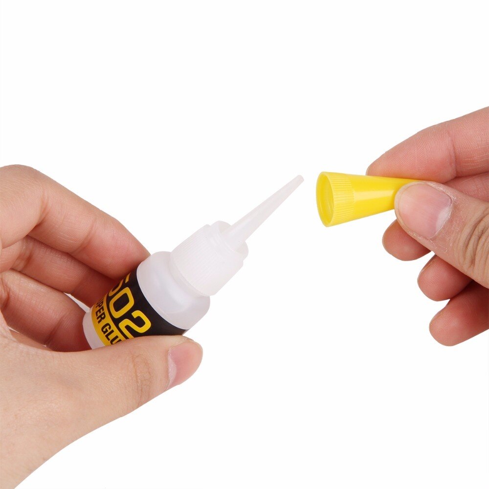 10 Stks/doos 502 Super Lijm Instant Sneldrogende Cyanoacrylate Adhesive Sterke Bond Snelle Leer Rubber Metalen Kantoorbenodigdheden