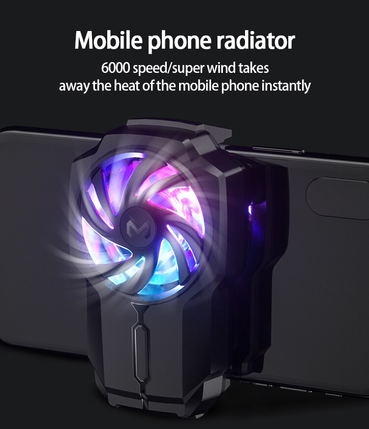 Universal Mobile Phone USB Game Cooler System Cooling Fan Gamepad Holder Stand Radiator For Iphone Xiaomi Huawei Samsung Phone