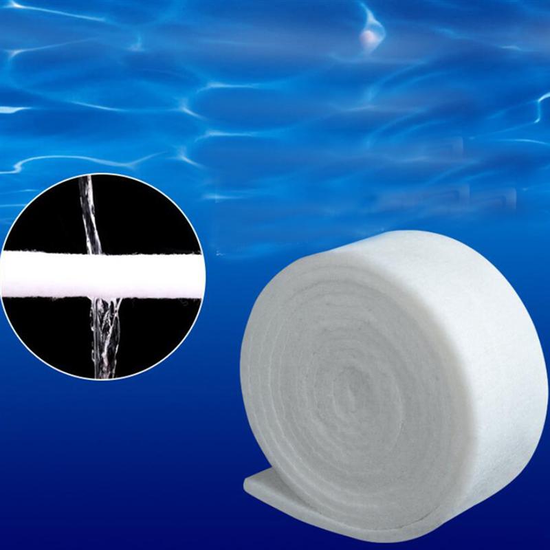 Aquariumfilter katoen aquarium biochemisch katoenfilter witte vezel vijver biochemisch filter schuim filterspons 2m x 12cm