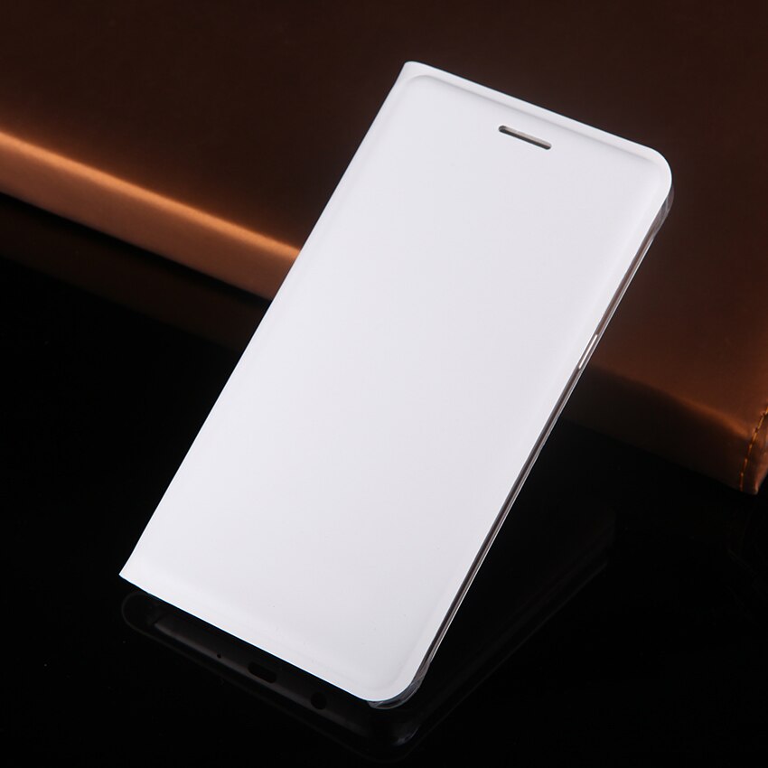 Asuwish Flip Case Leather Cover For Samsung Galaxy J5 J5 J 5 SM J500 J500F J500FN J510 J510F J510FN SM-J510 Phone Case: for J5 2016 / White