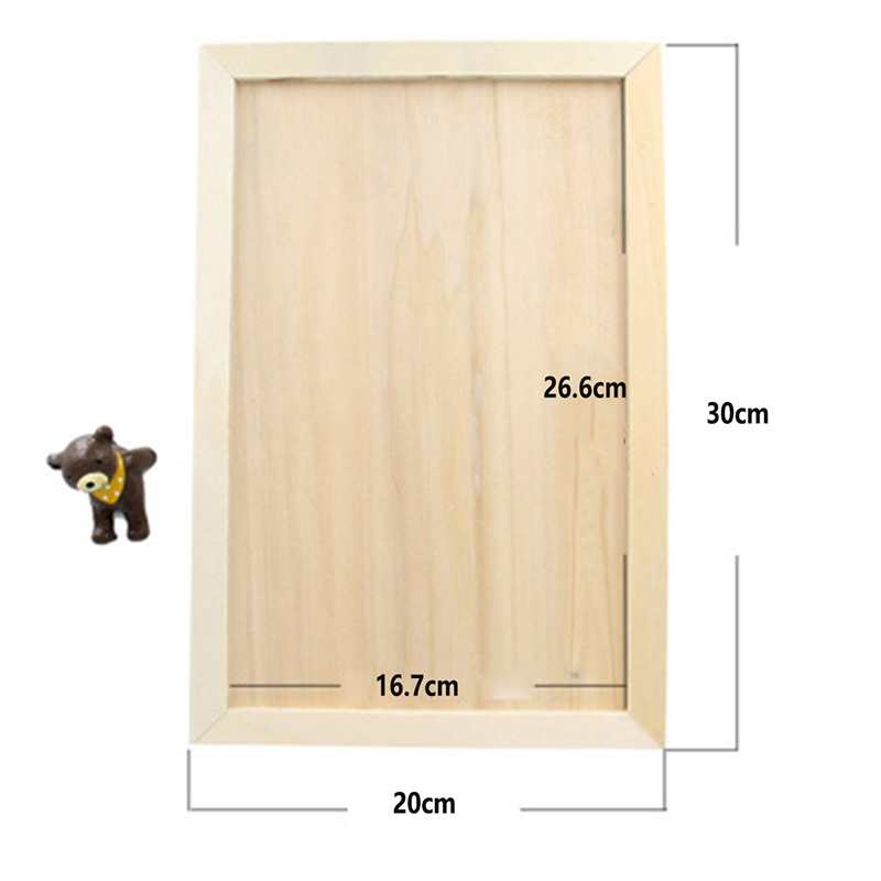 1x Blank Artist Canvas Art Board Plain Painting Stretched Framed Large Small: 20x30cm