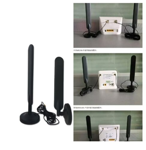 Huawei  b525 ekstern antenne to sma -stik (router medfølger ikke)