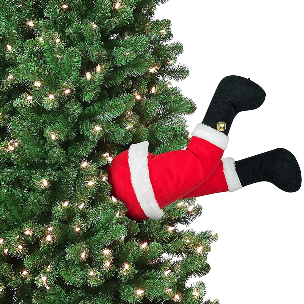 Kerstman Benen Kerstboom Decoratie Pluche Deur Home Decor Santa Claus Elf Been Kerstmis Decor Voor Thuis Hangende Ornamenten