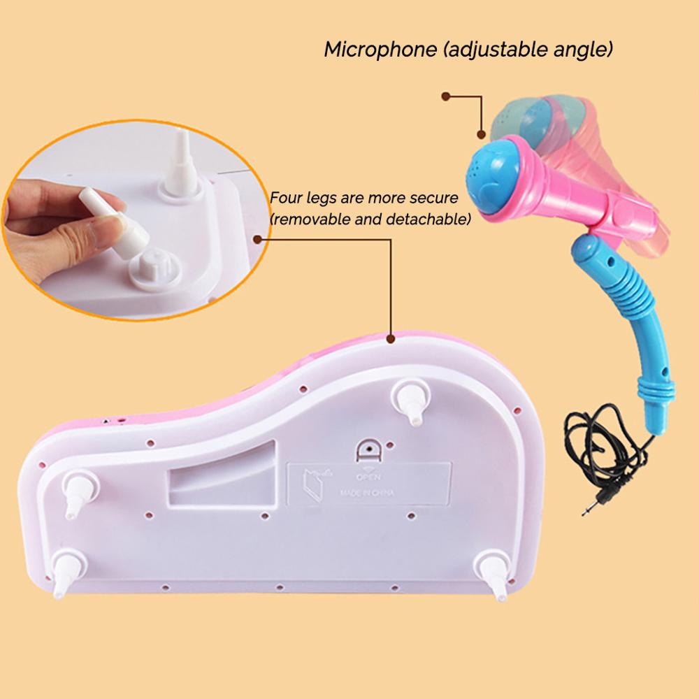 37 Keys Electronic Piano Keyboard With Microphone Children Musical Instrument Dual power mode Fun Kids