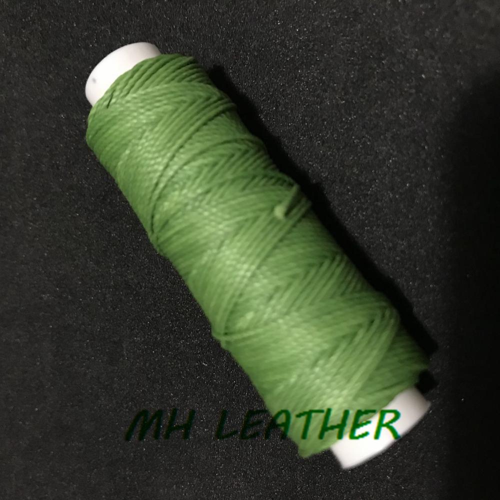 SJ065 0.65mm 20m Long Round Waxed Thread for Leather Craft DIY: 033