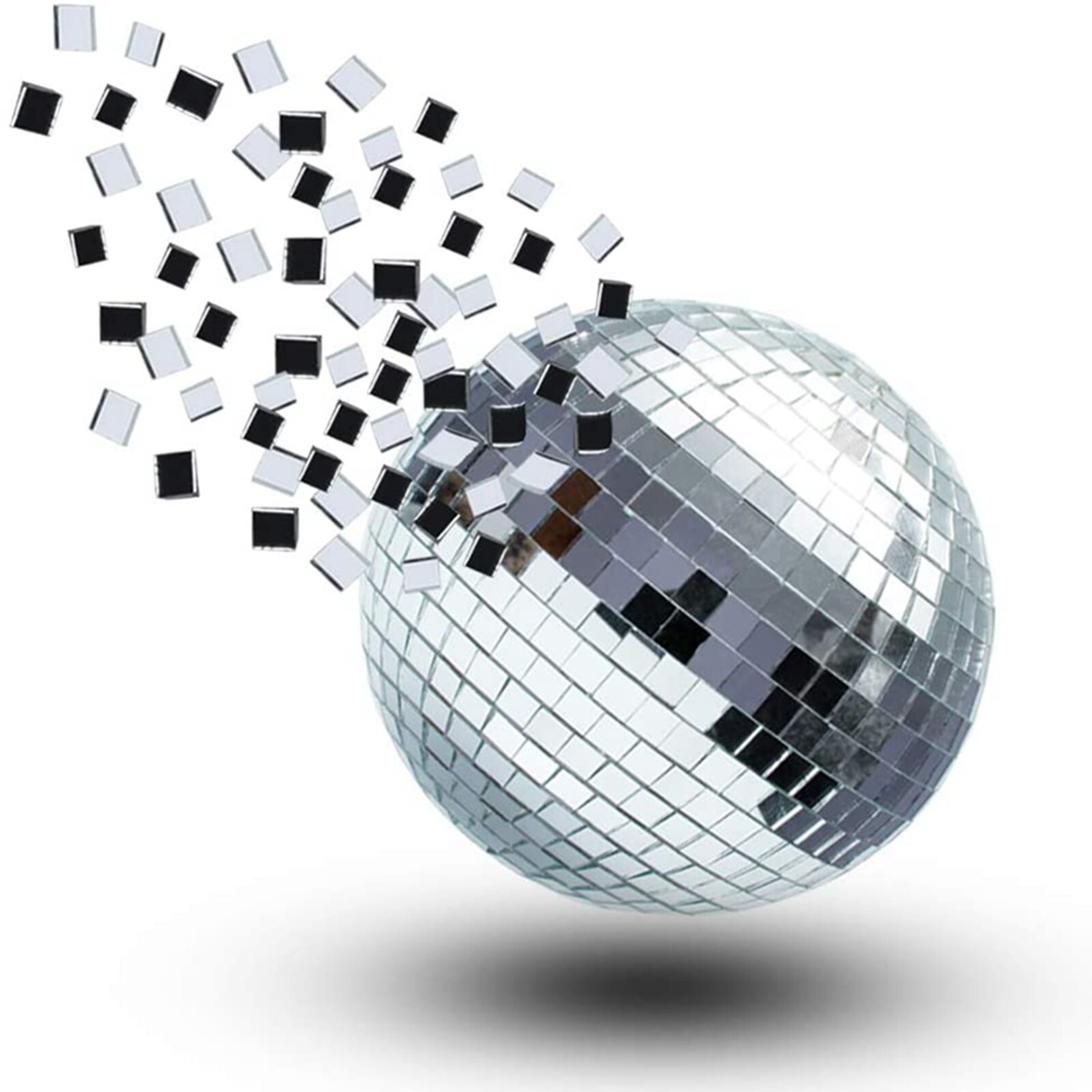 2880 Pieces Self Adhesive Mosaic Tiles Square Glass 5 x 5 mm DIY Craft Decoration Mosaic Border Tiles Mirrors Mosaic Stickers