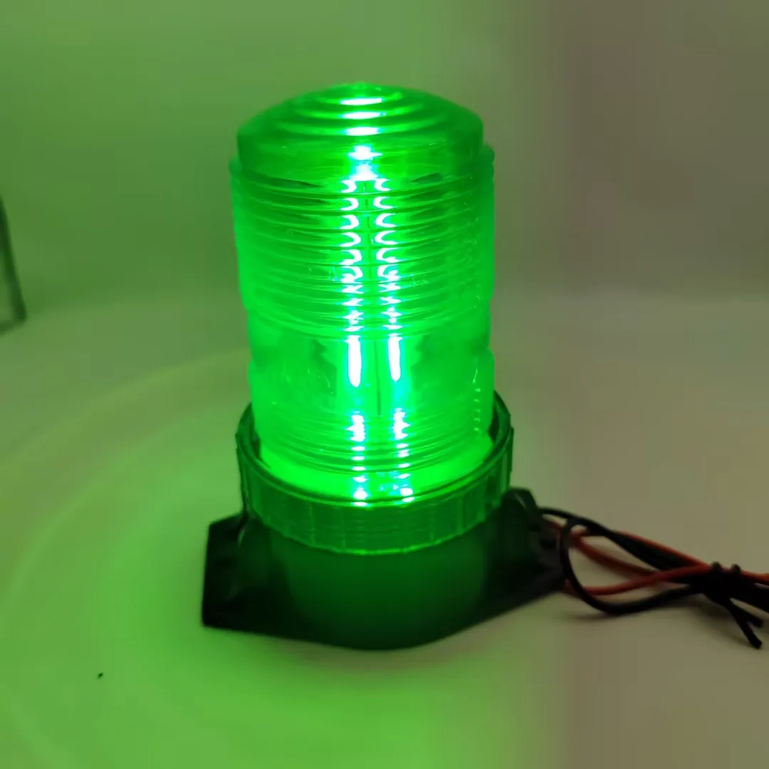 Wyróżnij sufitowe światło stroboskopowe wózek widłowy lampka kontrolna ratować lampa stroboskopowa autobus szkolny pojazd inżynieryjny światło ostrzegawcze 12v24v: zielony