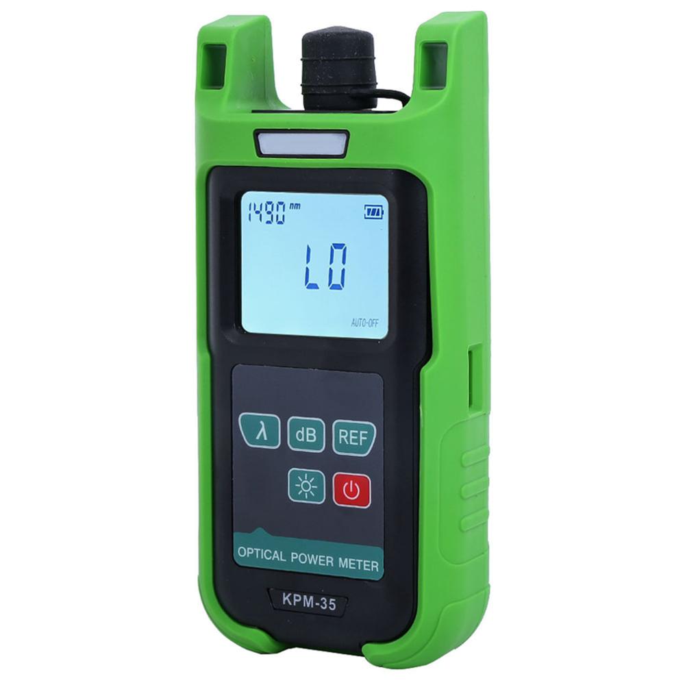 KPM-35 High Accuracy Optical Power Meter -70dBm - +10dBm Fiber Testing Measuring Tool Support 6 Wavelength