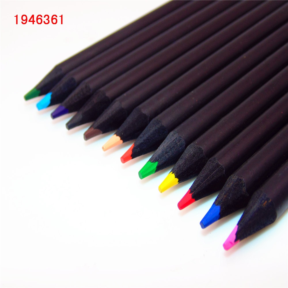 12 stks/set kleur potlood set Houten Schilderen Kleurrijke Potloden voor School student kunstenaar tekening verf niet-giftig levert