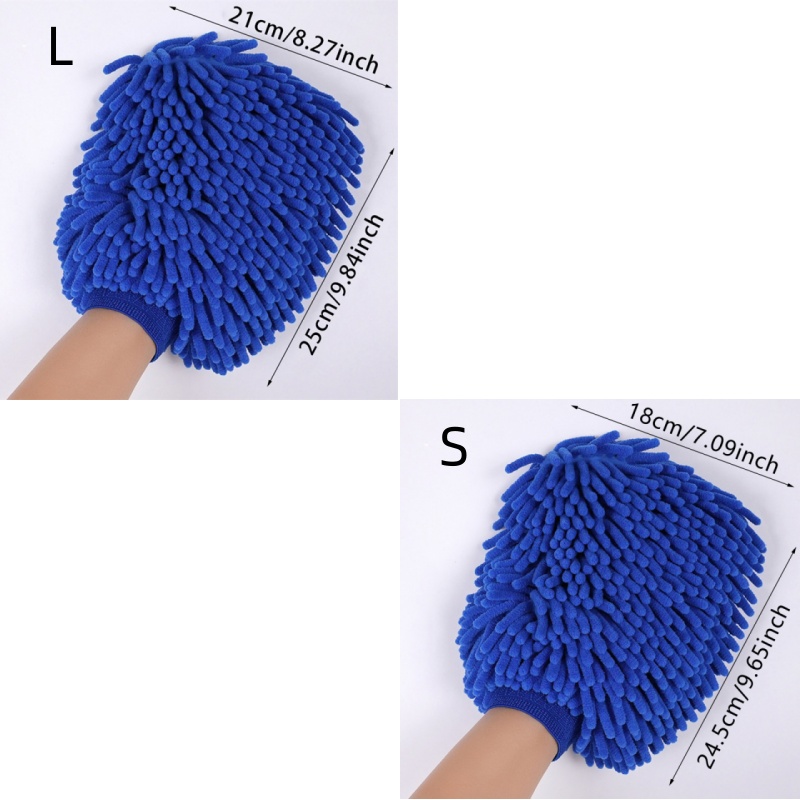 Autowaschhandschuhe, Chenille-Handschuh, Plüschlappen, verdickt, doppelseitig, Autozubehör, Reinigungswerkzeuge, Autozubehör, Autopflege