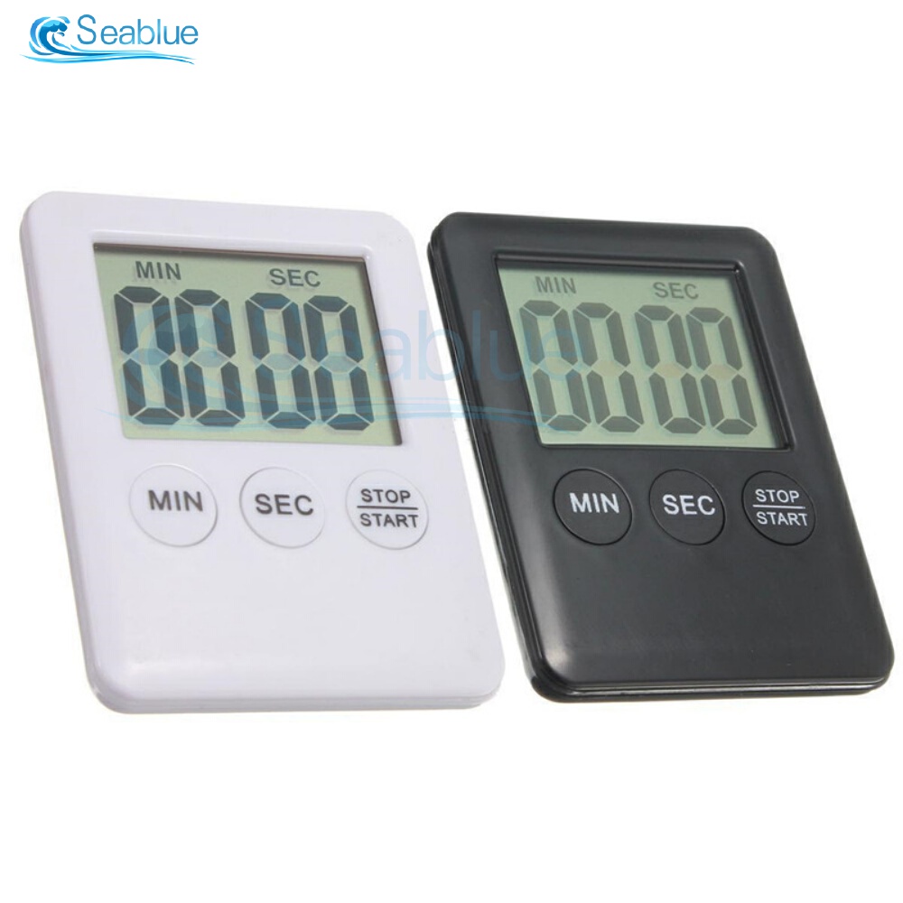 Minuterie de cuisine électronique numérique, minuterie électronique multifonction, chronomètre, affichage LCD, Mini pour les exercices sportifs, la pâtisserie et la cuisine