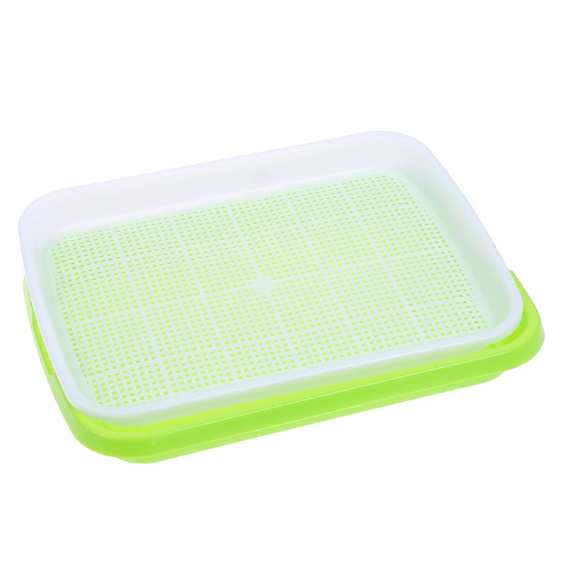 1 Set Seedling Tray Plastic Double-Layer Seedling Nursery Tray Hydroponics Basket