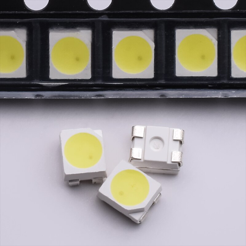 1000pcs/Bag Czinelight Yellow White Bicolor Smd Led Gold Wire Copper Bracket 3528 Smd Led Emittingdiode