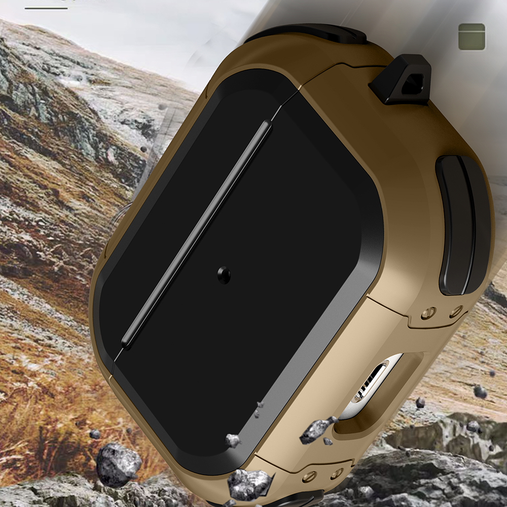 Funda Pro 2 para Airpods pro, funda de TPU para PC para Apple AirPods 3 2 1, accesorios, auriculares inalámbricos con de llavero