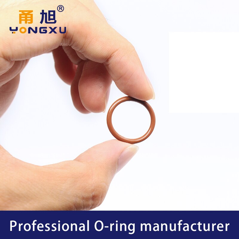 2 Teile/los Fluor gummi Ring Braun FKM O-ringe Dichtungen CS 2,5mm OD43/44/45/47/48/49/50/55/60/65*2,5mm O Ring Dichtung Dichtungen Unterlegscheibe